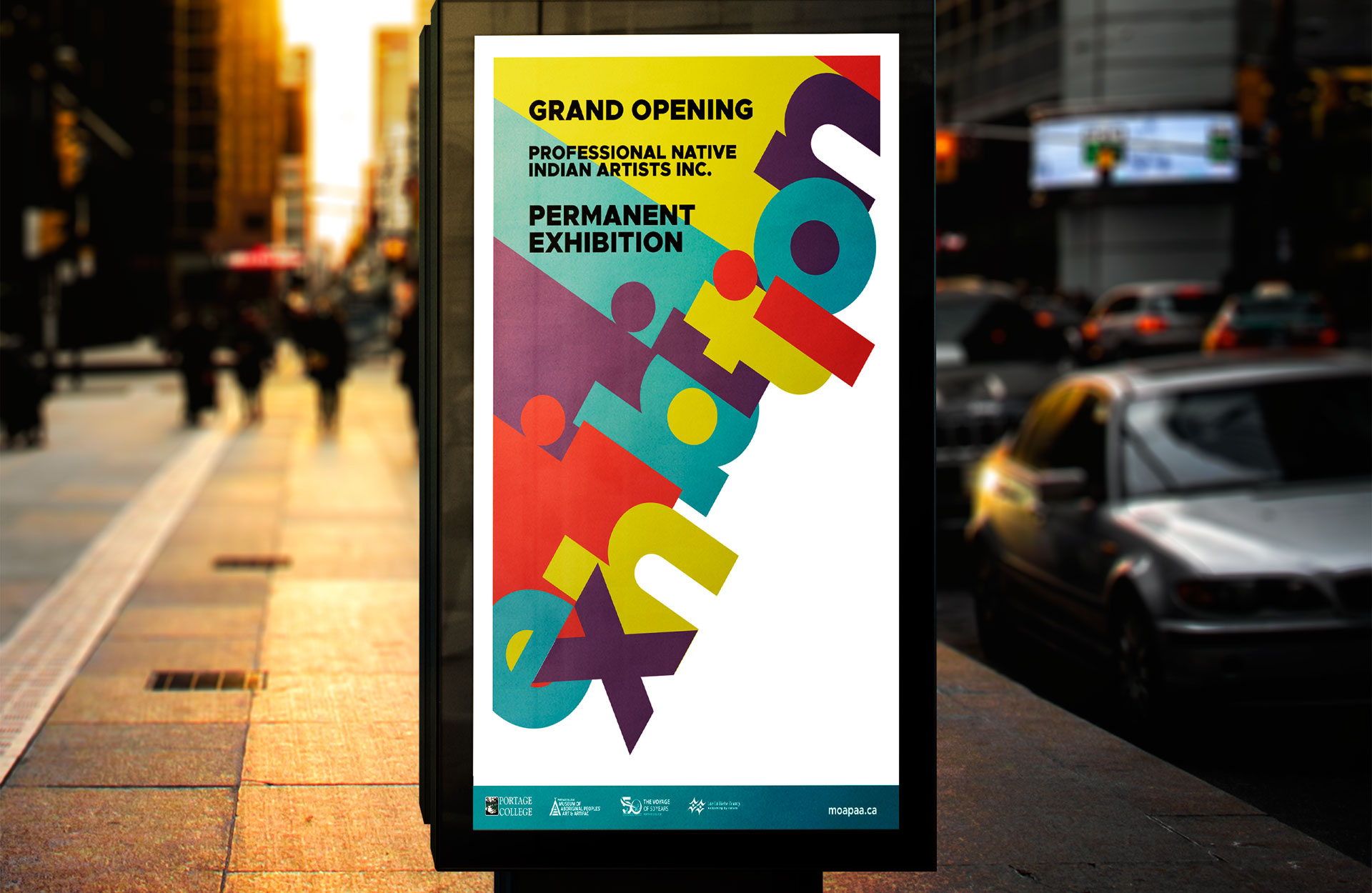 Portage College MOAPAA Grand Opening Poster