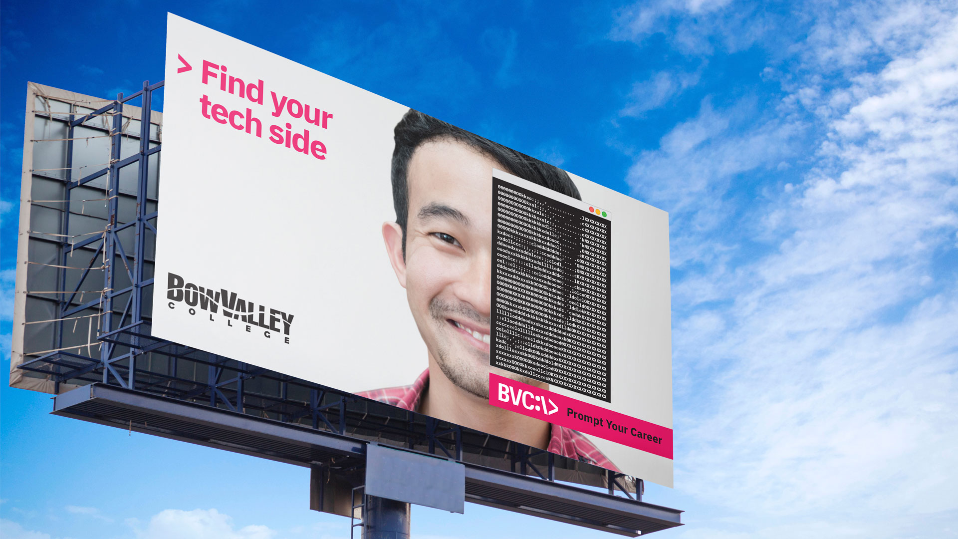 Bow Valley College - Find Your Tech Side Billboard